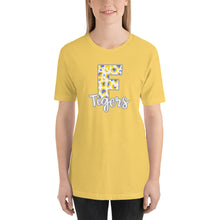 Load image into Gallery viewer, Frenship Tigers Leopard F Bella Canvas Unisex t-shirt
