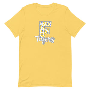 Frenship Tigers Leopard F Bella Canvas Unisex t-shirt