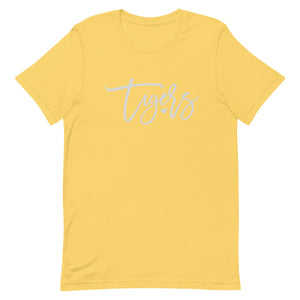 Tigers Script Font Bella Canvas Unisex t-shirt