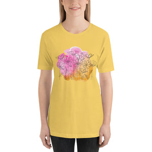 Watercolor Floral Bella Canvas Unisex t-shirt