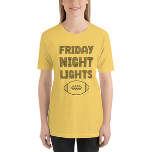 Friday Night Lights Football Bella Canvas Unisex t-shirt