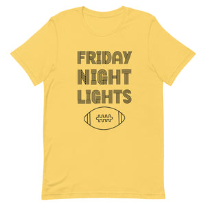 Friday Night Lights Football Bella Canvas Unisex t-shirt