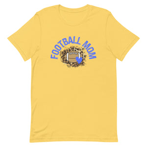Football Mom Leopard Bella Canvas Unisex t-shirt