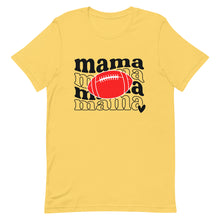 Load image into Gallery viewer, Football Mama Red Football Bella Canvas Unisex t-shirt
