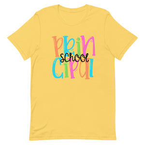 Colorful School Principal Bella Canvas Unisex t-shirt