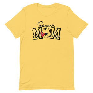 Soccer Mom Mini Heart Bella Canvas Unisex t-shirt