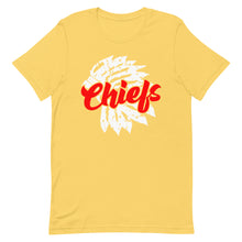 Load image into Gallery viewer, Chiefs White Head Dress Bella Canvas Unisex t-shirt
