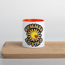Load image into Gallery viewer, Summer Loving Retro Mug with Color Inside
