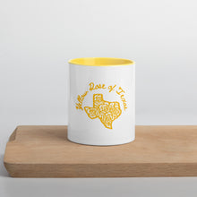 Load image into Gallery viewer, Yellow Rose of Texas Mug with Color Inside
