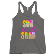 Load image into Gallery viewer, Sun and Sand Bella Canvas Women&#39;s Racerback Tank
