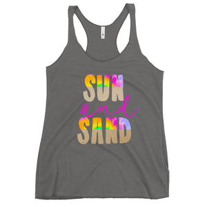 Sun and Sand Bella Canvas Women's Racerback Tank