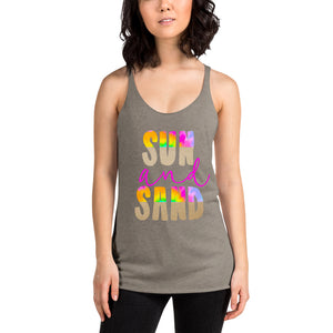 Sun and Sand Bella Canvas Women's Racerback Tank