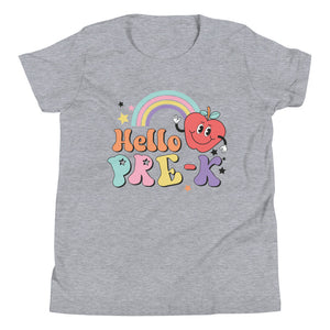 Retro Hello Pre-K Youth Short Sleeve T-Shirt