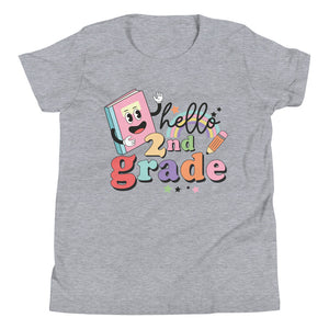 Hello Second Grade Youth Short Sleeve T-Shirt