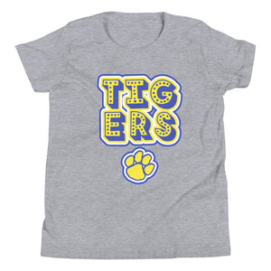 Tigers Dot Paw Youth Short Sleeve T-Shirt