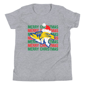 Merry Christmas Tigers Youth Short Sleeve T-Shirt