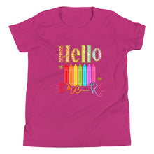 Load image into Gallery viewer, Youth Hello Pre-K Short Sleeve T-Shirt
