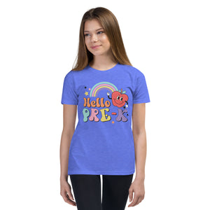 Retro Hello Pre-K Youth Short Sleeve T-Shirt