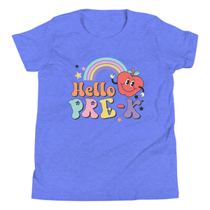 Retro Hello Pre-K Youth Short Sleeve T-Shirt