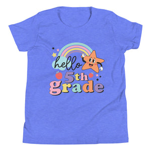 Hello Fifth Grade Youth Short Sleeve T-Shirt