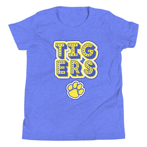 Tigers Dot Paw Youth Short Sleeve T-Shirt