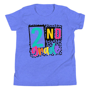 Retro 2nd grade Youth Short Sleeve T-Shirt