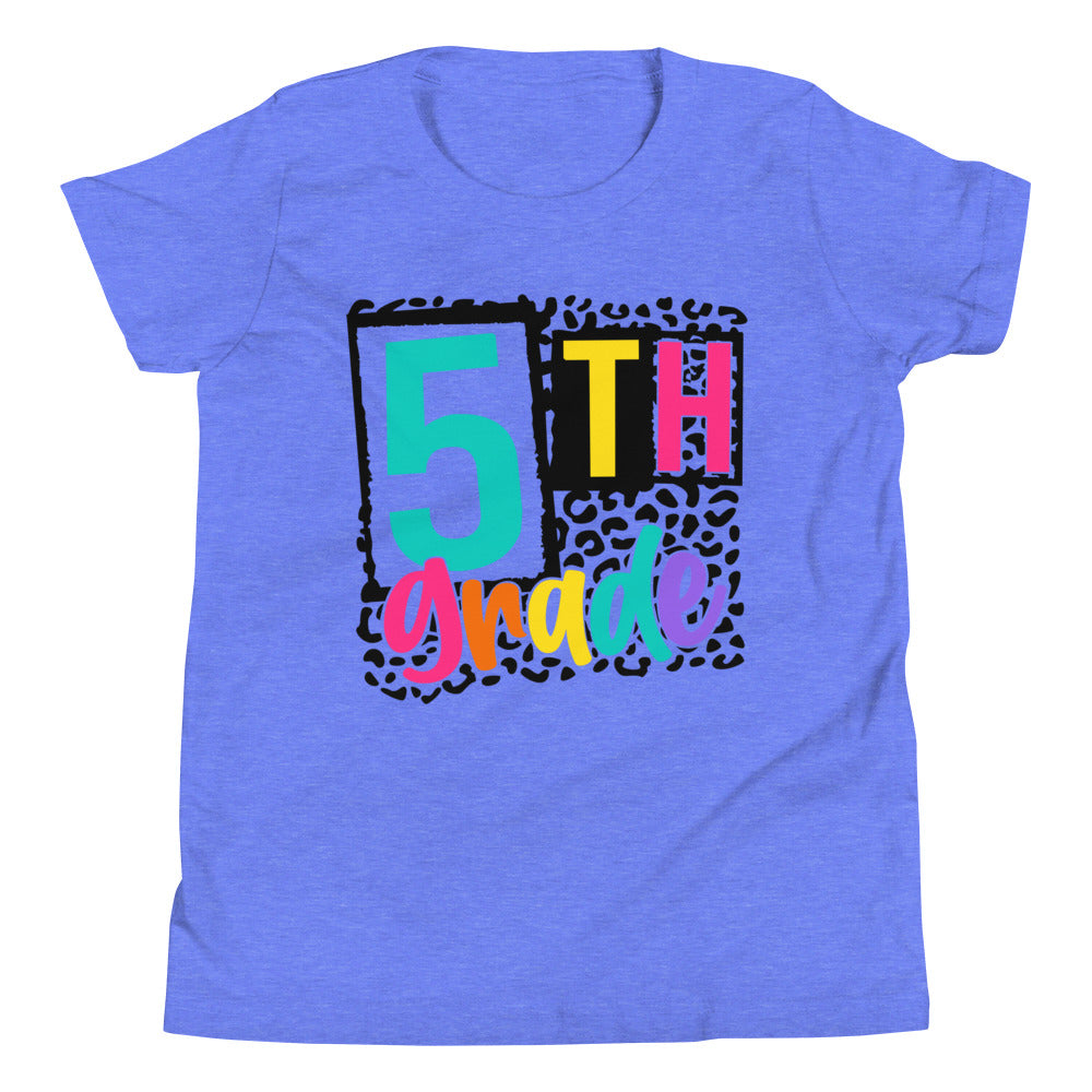 Retro 5th Grade Youth Short Sleeve T-Shirt