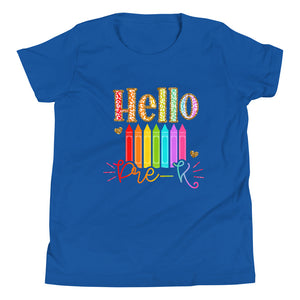 Youth Hello Pre-K Short Sleeve T-Shirt