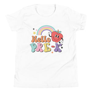 Retro Hello Pre-K Youth Short Sleeve T-Shirt