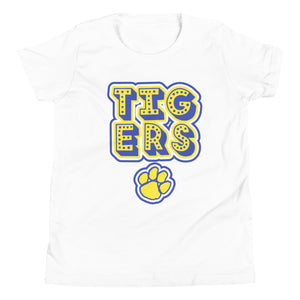 Tigers Dot Paw Youth Short Sleeve T-Shirt