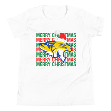 Load image into Gallery viewer, Merry Christmas Tigers Youth Short Sleeve T-Shirt
